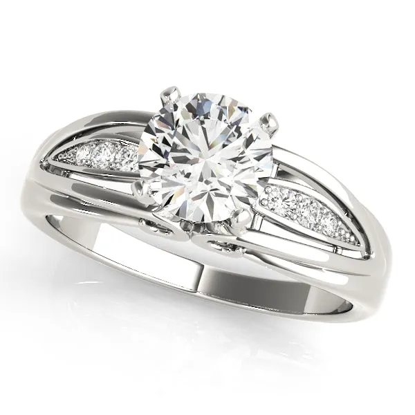 Engagement Rings Single Row Prong Set - TN50801-E