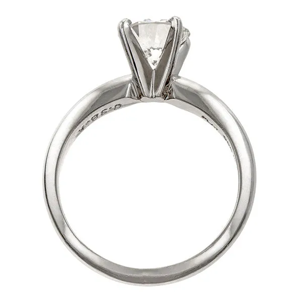 Estate Solitaire Diamond Engagement Ring, 0.98ct.