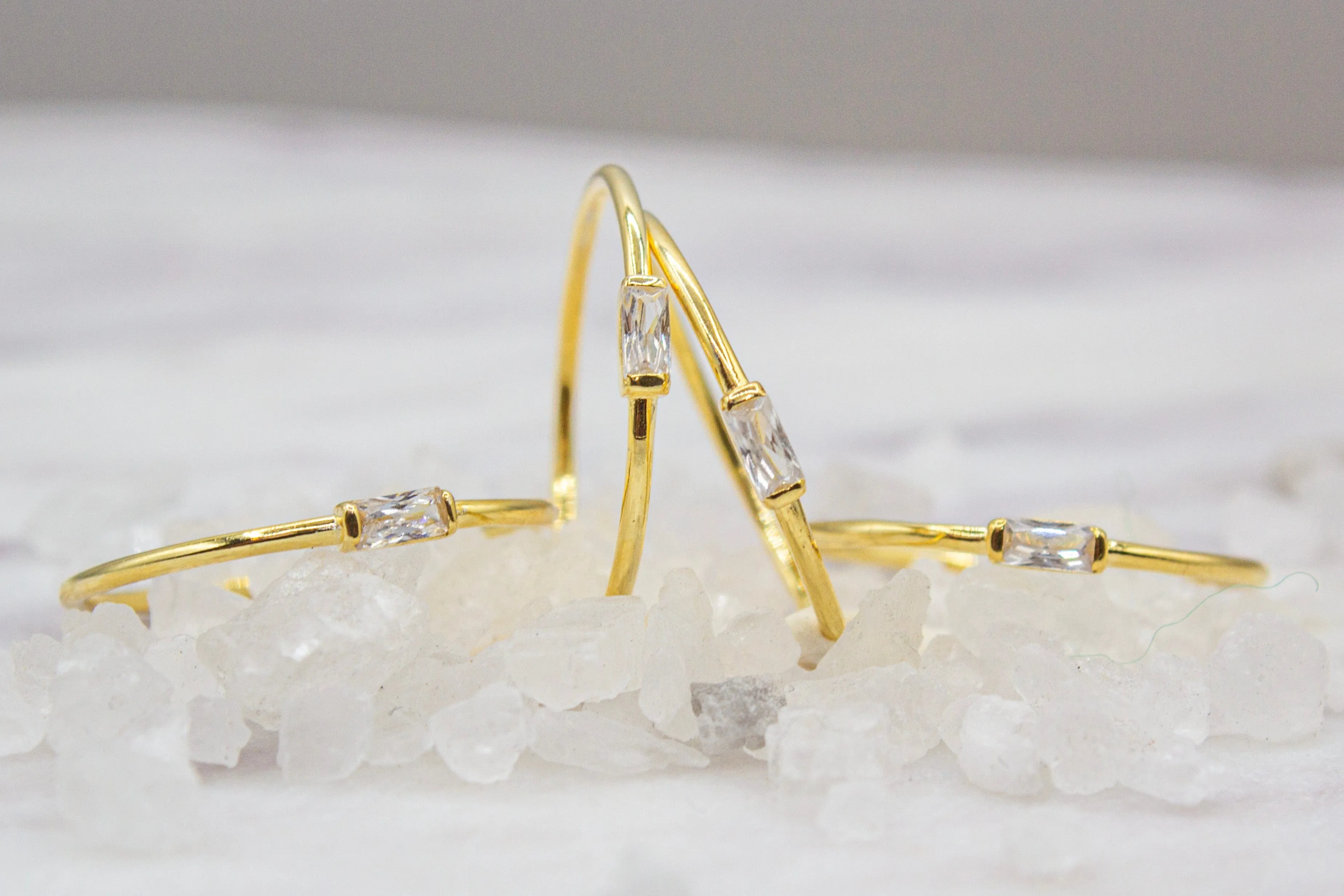 Eternity   Baguette Combo Ring Set