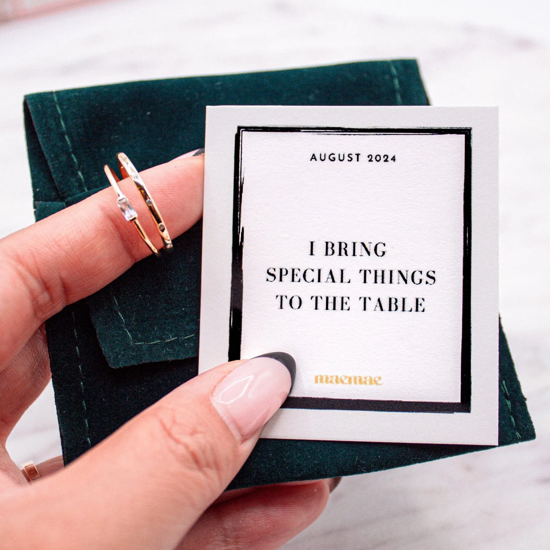 Eternity   Baguette Combo Ring Set