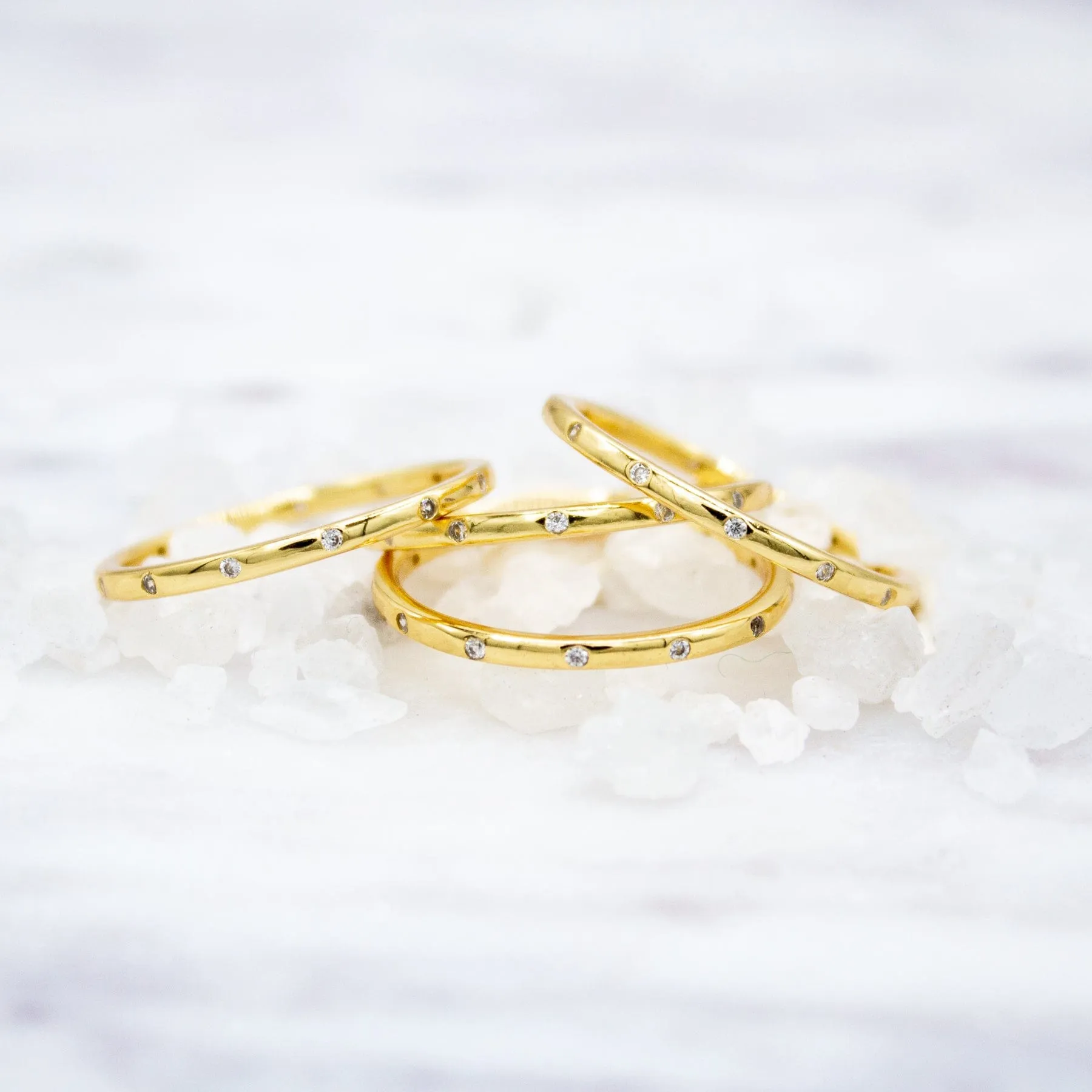 Eternity   Baguette Combo Ring Set