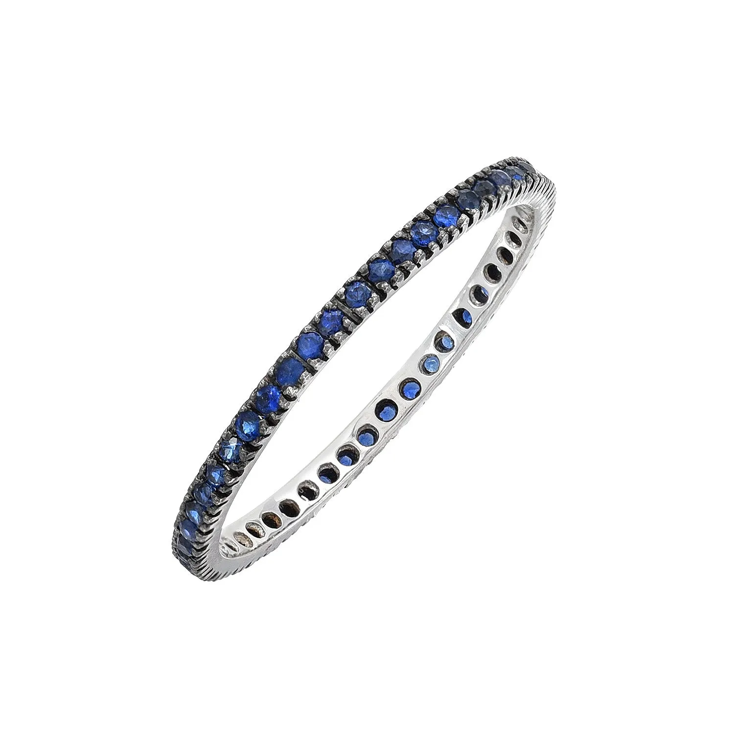 EVERYDAY MICRO STACK BAND- PINK SAPPHIRE