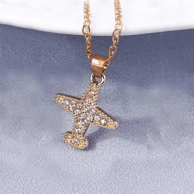 Fashion Cross Necklace for Women Men Gold Silver Color Dazzling Crystal Jesus Crucifix Necklace Christian Jewelry Wholesale