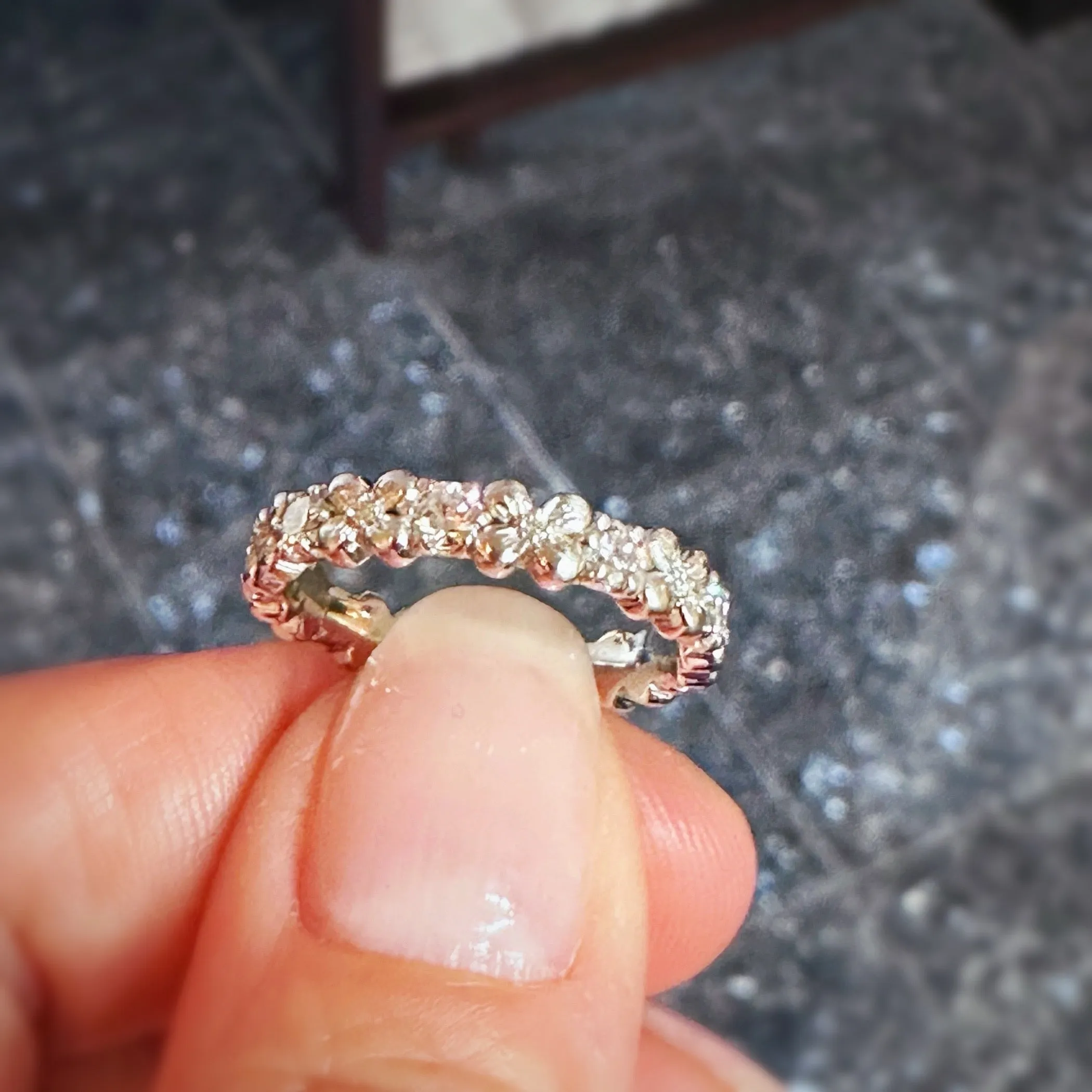 Flora Diamond Eternity-white Gold