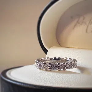 Flora Diamond Eternity-white Gold