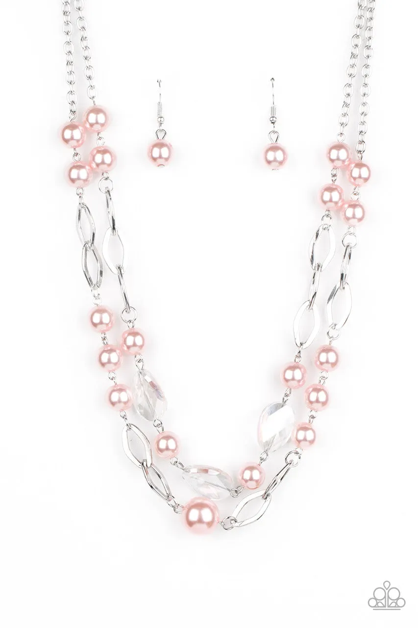 Fluent in Affluence Pink Paparazzi Necklace