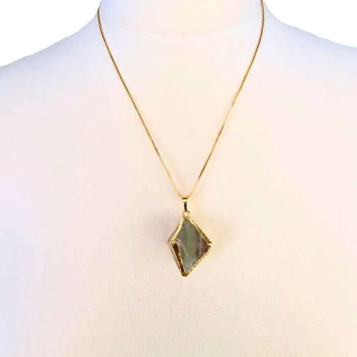 Fluorite Crystal Necklace