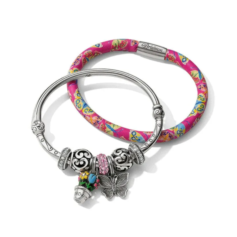 French Garden Butterfly Woodstock Bracelet - JF0109
