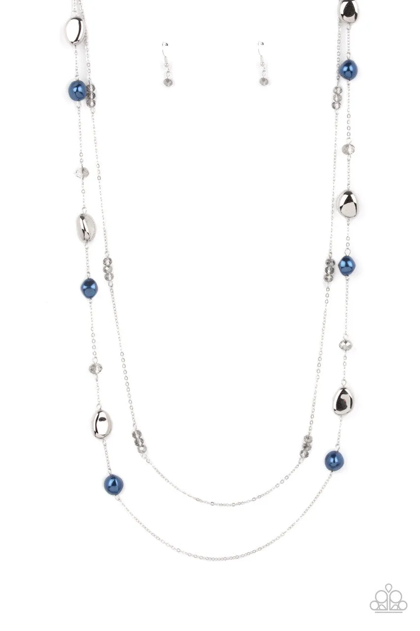 Gala Goals Blue Paparazzi Necklace