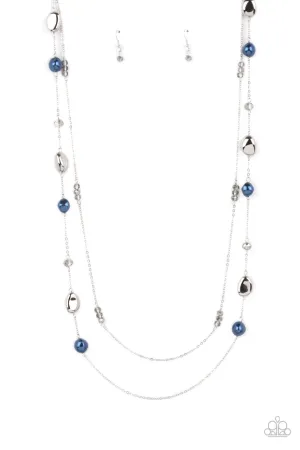 Gala Goals Blue Paparazzi Necklace