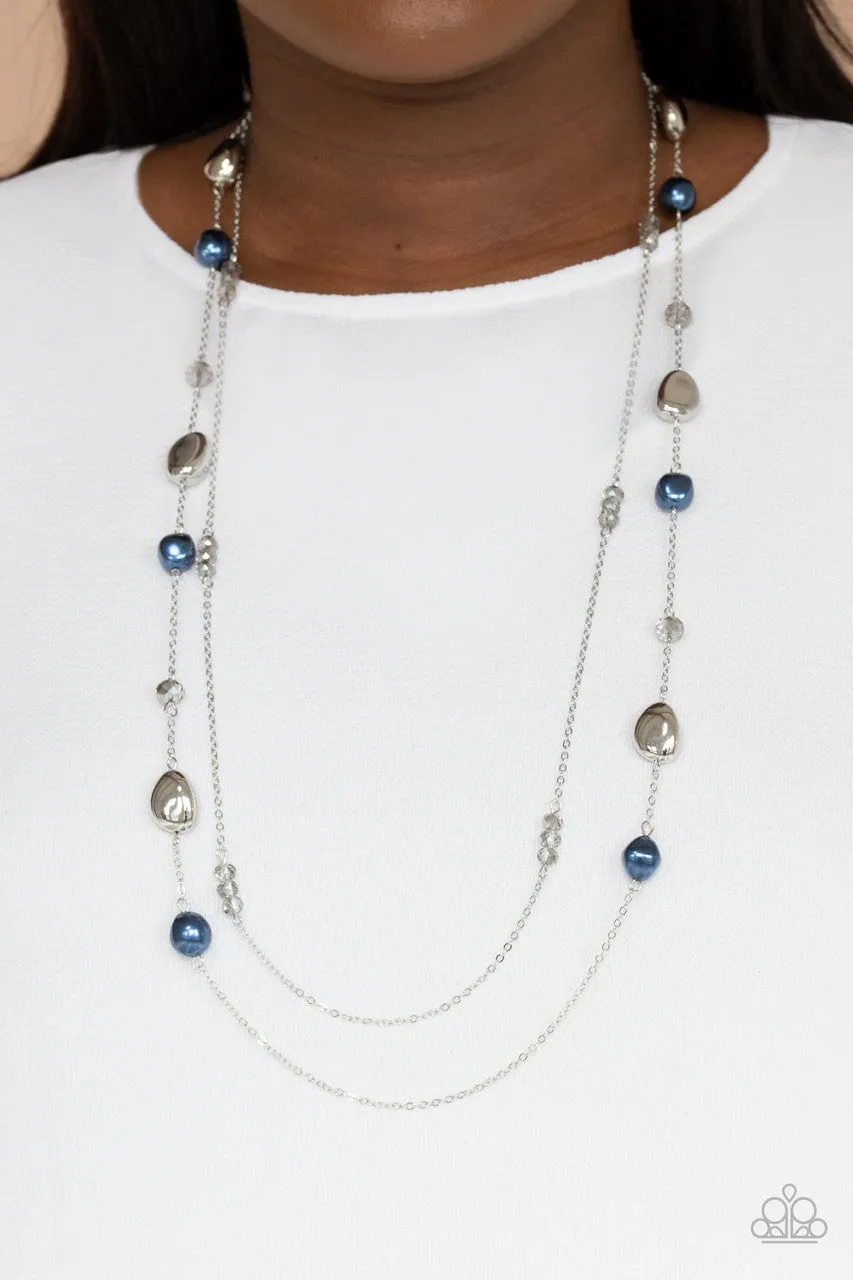 Gala Goals Blue Paparazzi Necklace