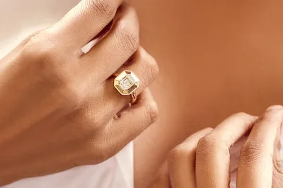 Gatsby Emerald Cut Ring