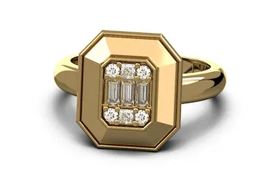 Gatsby Emerald Cut Ring