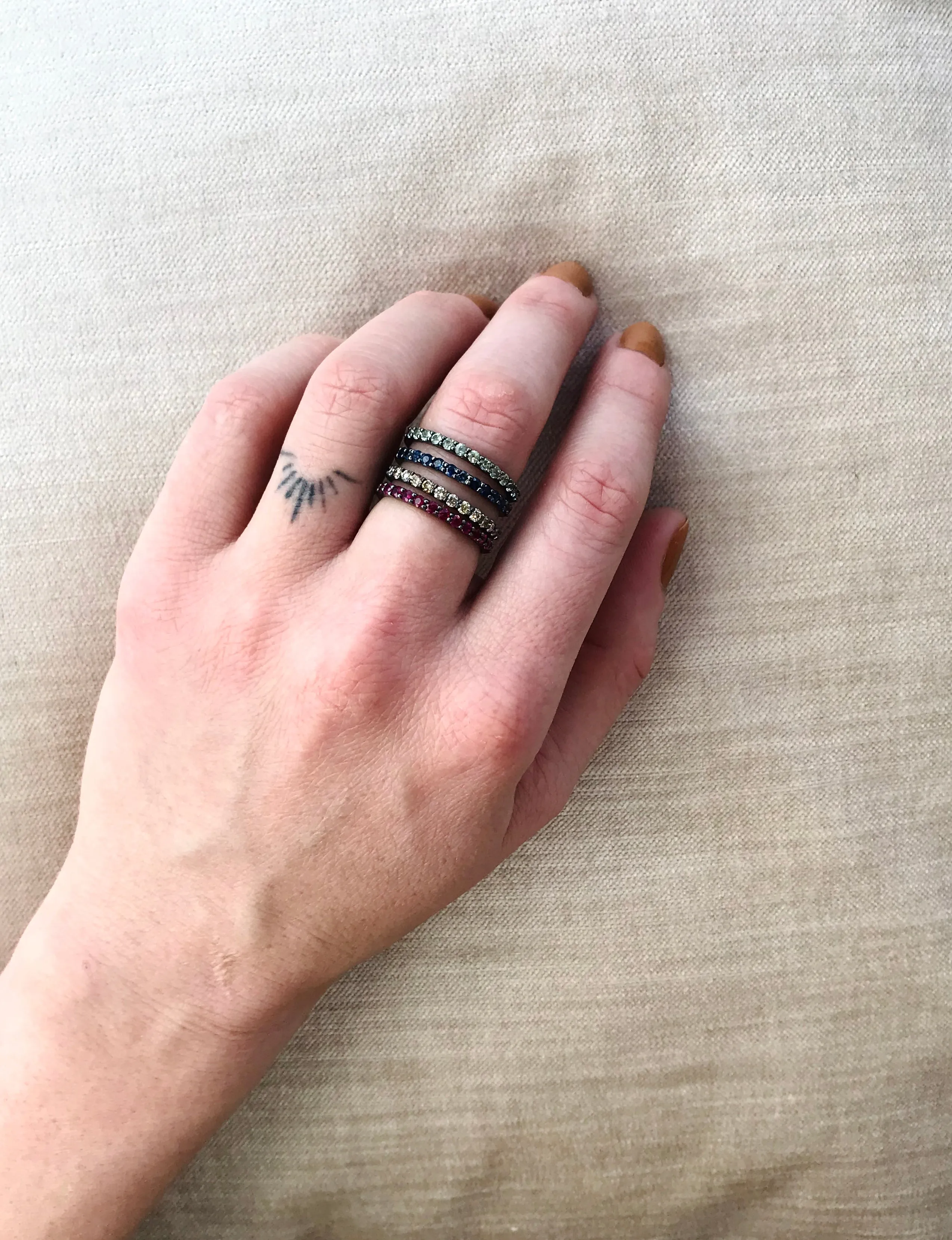 Gitana Green Sapphire Band