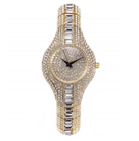 Glamour Women's Solid Rhinestone Watches