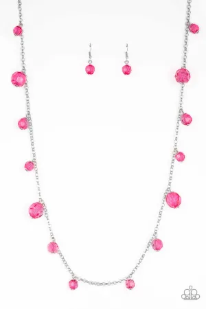 GLOW-Rider Pink Paparazzi Necklace