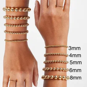 Gold Bead Bracelet