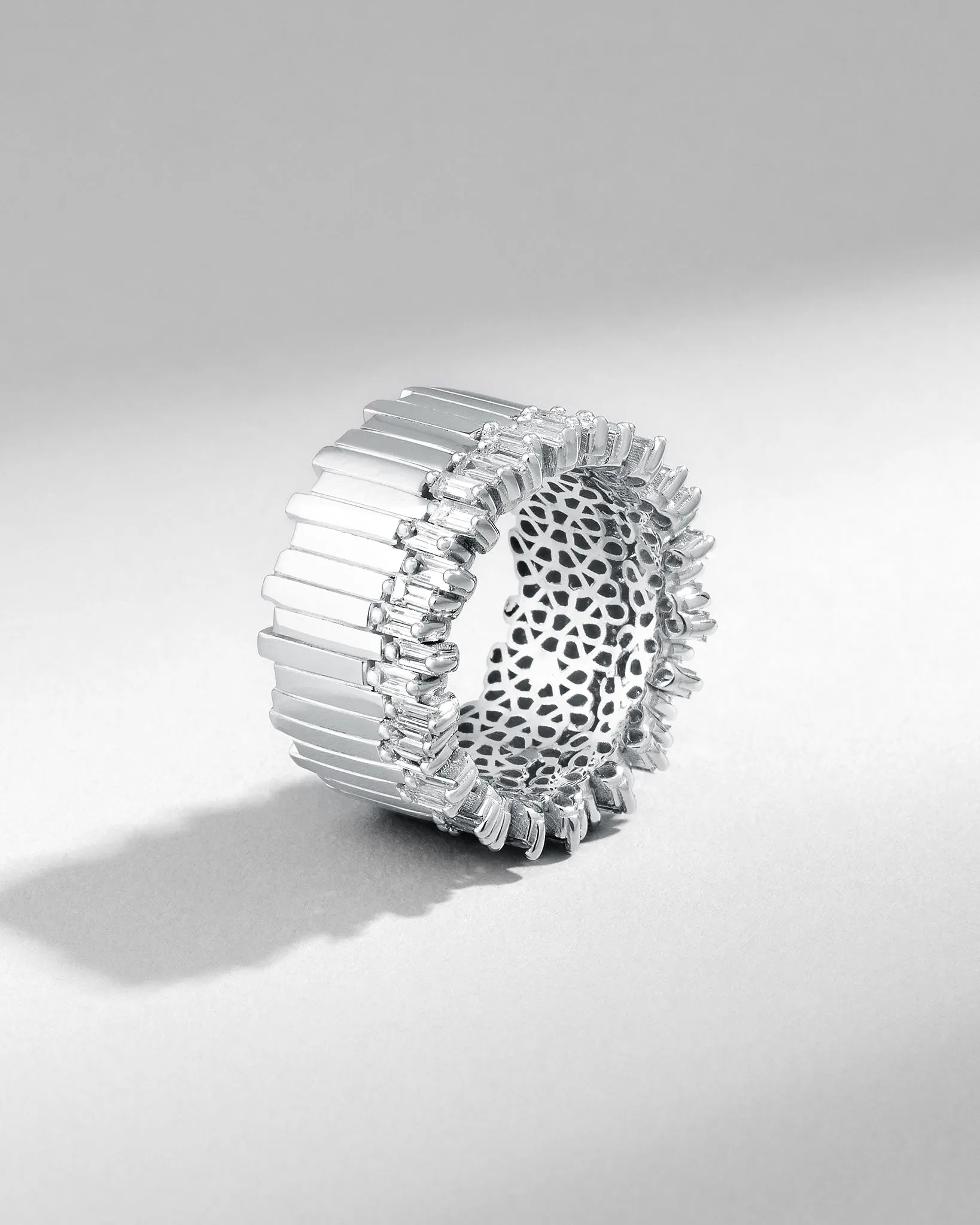 Golden Milli Stacker Diamond Eternity Band