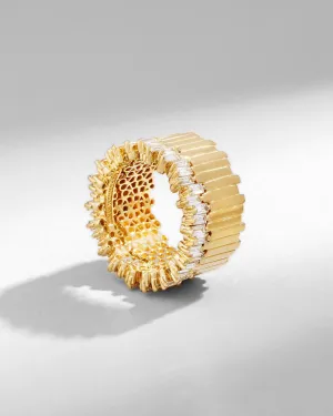 Golden Milli Stacker Diamond Eternity Band