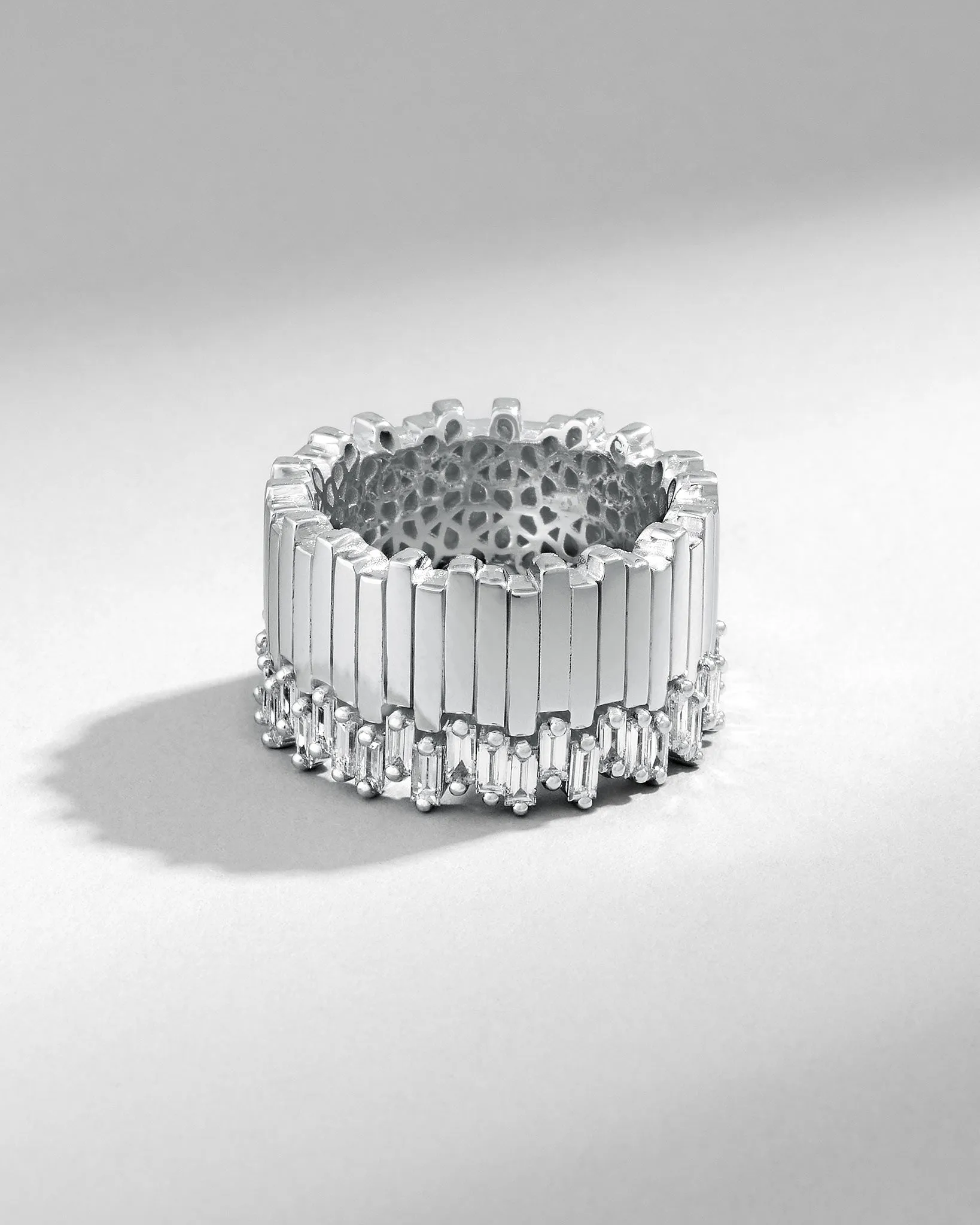 Golden Milli Stacker Diamond Eternity Band