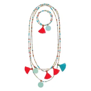 Great Pretenders Fantastic Tassel Necklace & Bracelet Set