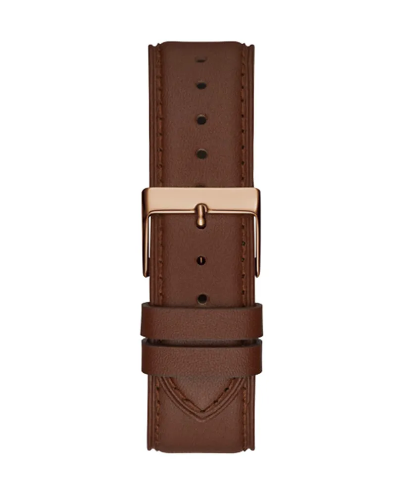 Guess Tailor Blue Dial Leather Strap Men's Watch GW0389G3
