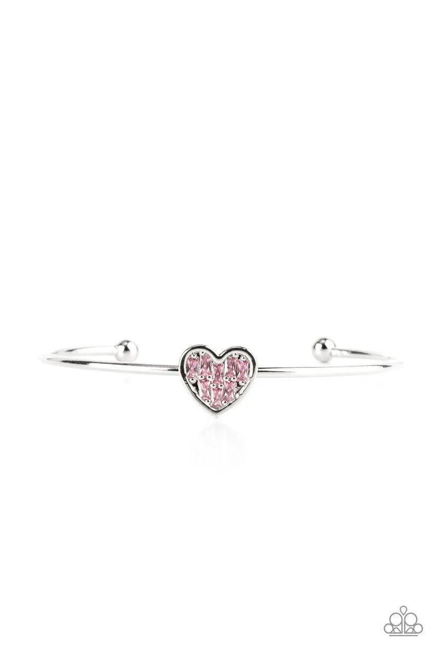 Heart of Ice Pink Paparazzi Bracelet
