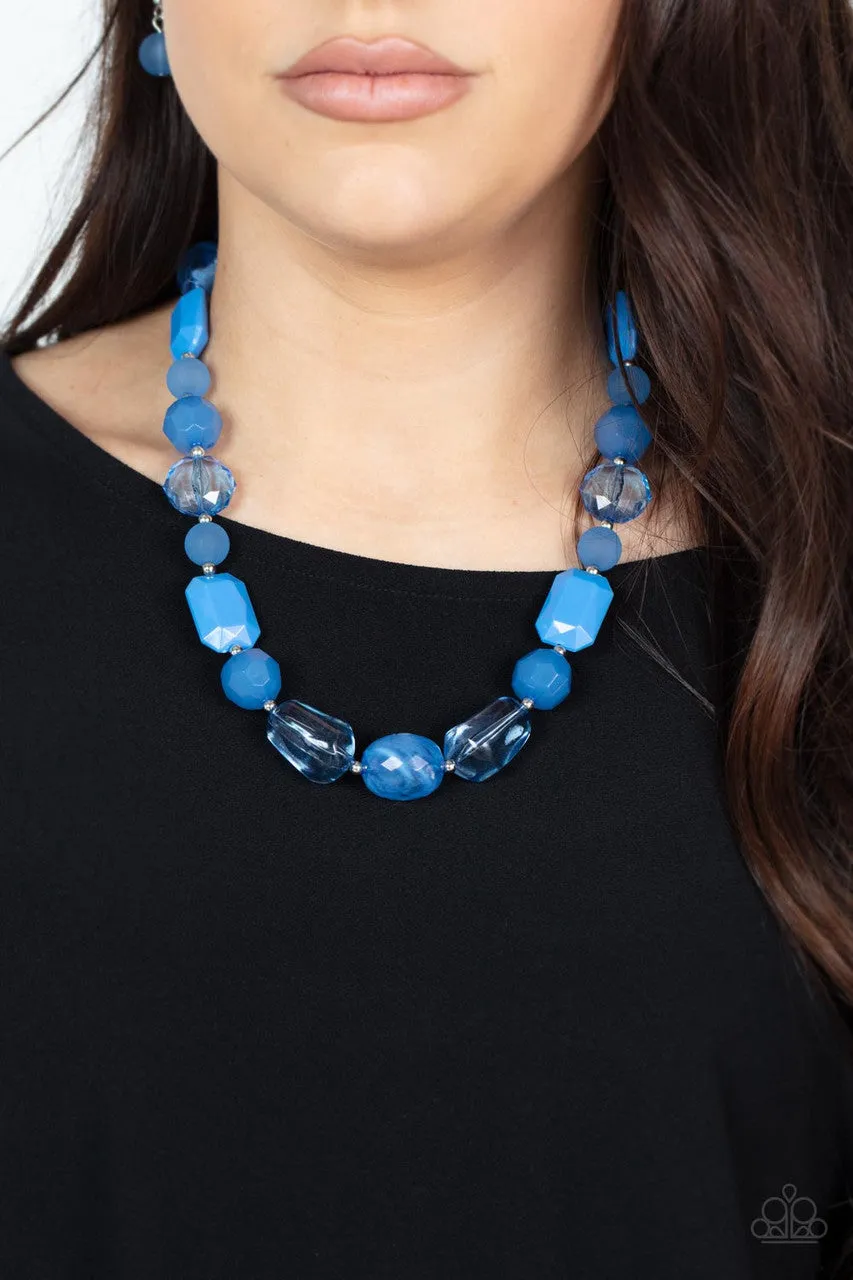 Here Today, GONDOLA Tomorrow Blue Paparazzi Necklace
