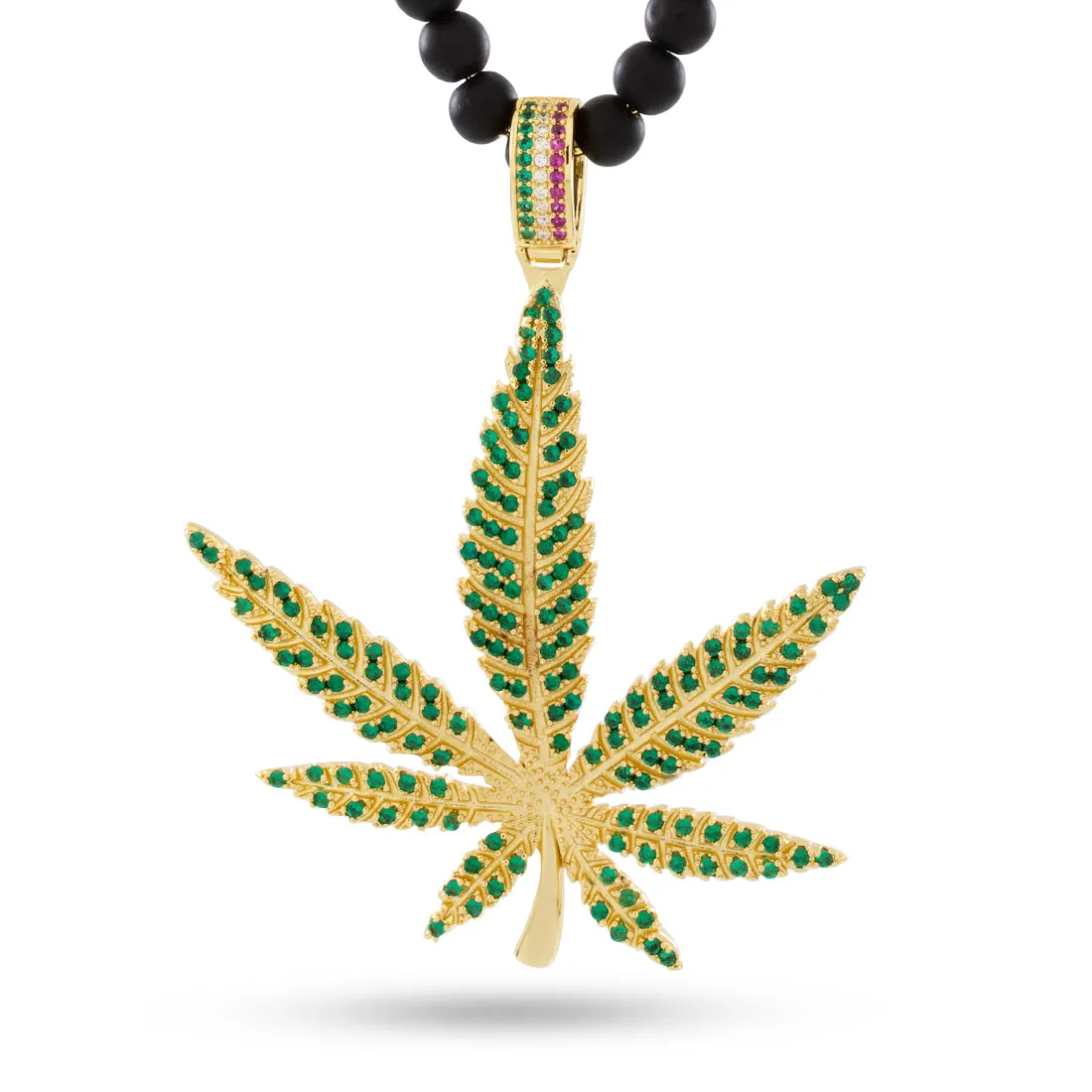 High Rise Cannabis Leaf Necklace