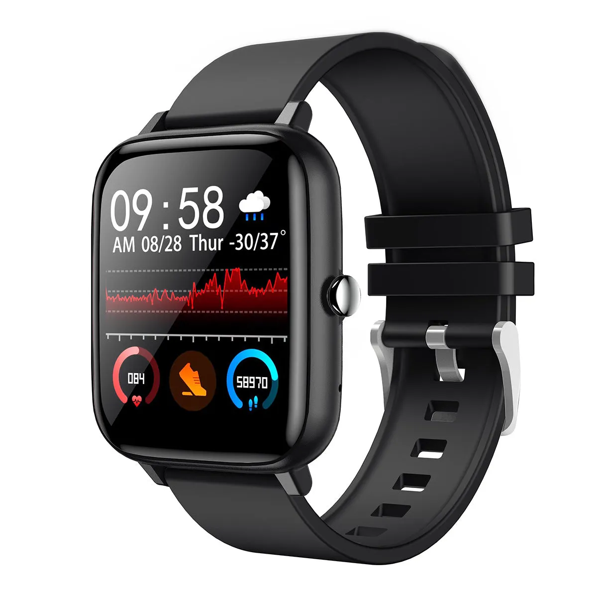 Hot Sale - Blood Glucose Smart Watch II Heart Rate Blood Pressure Health Watches
