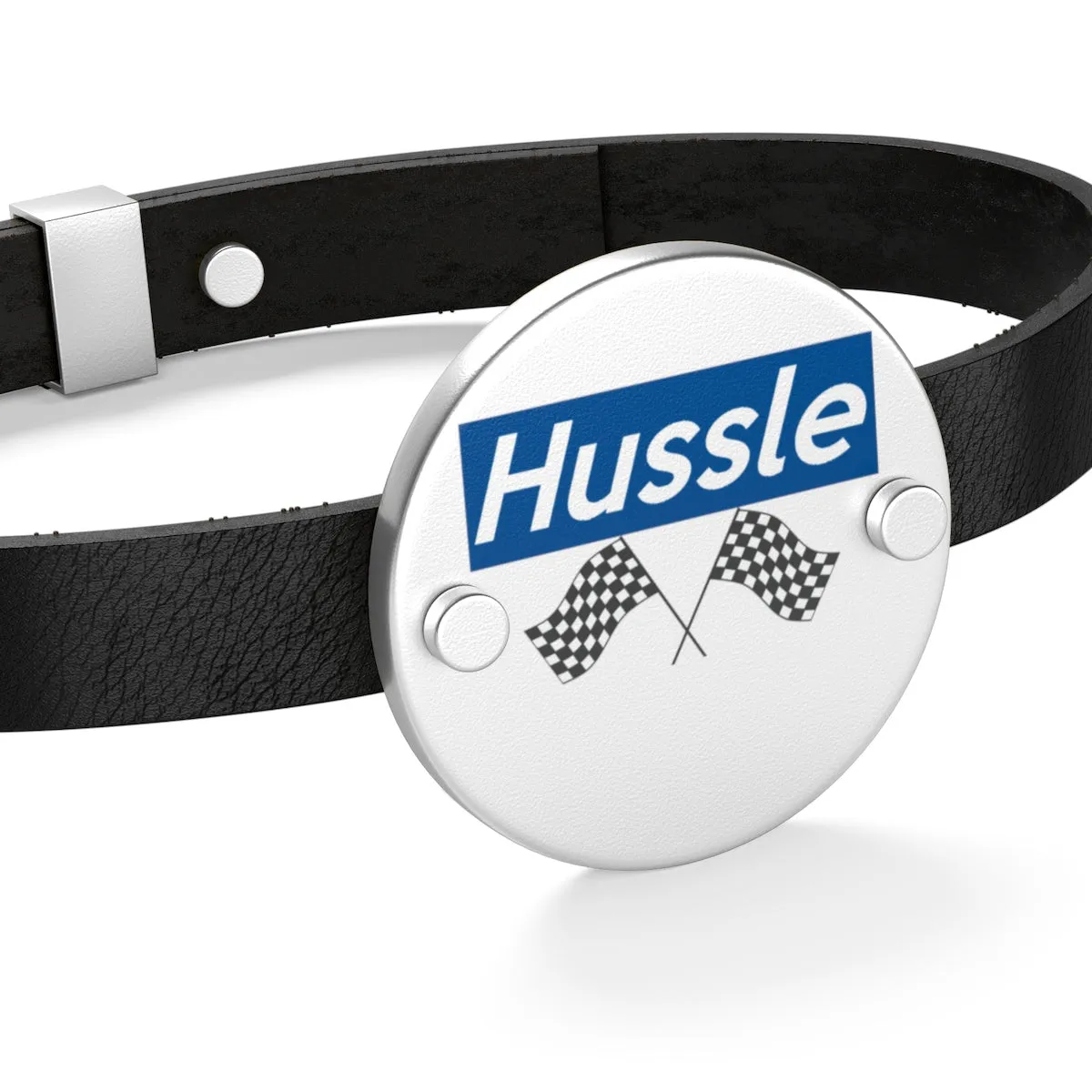 Hussle (To Be Continued) 🌠 Leather/silver Bracelet