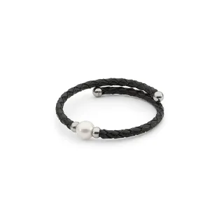 Ikecho - FWP Black Leather Bracelet