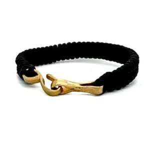 Interwoven Bracelet with Bronze Clasp