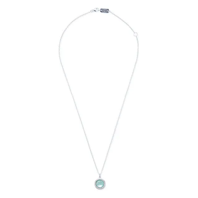IPPOLITA Lollipop Mini Pendant Necklace in Sterling Silver with Diamonds