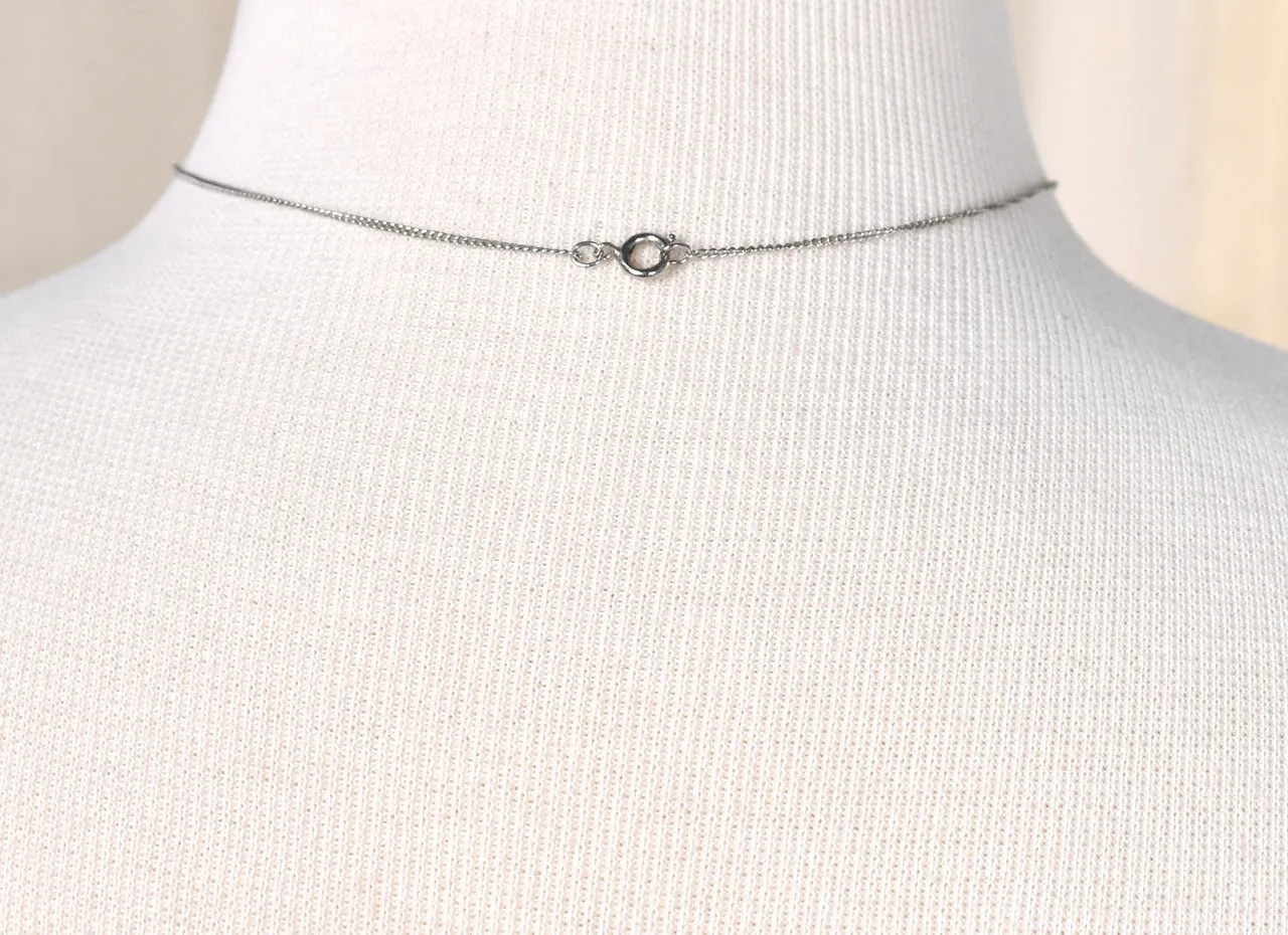 Iridescent Heart Necklace Set