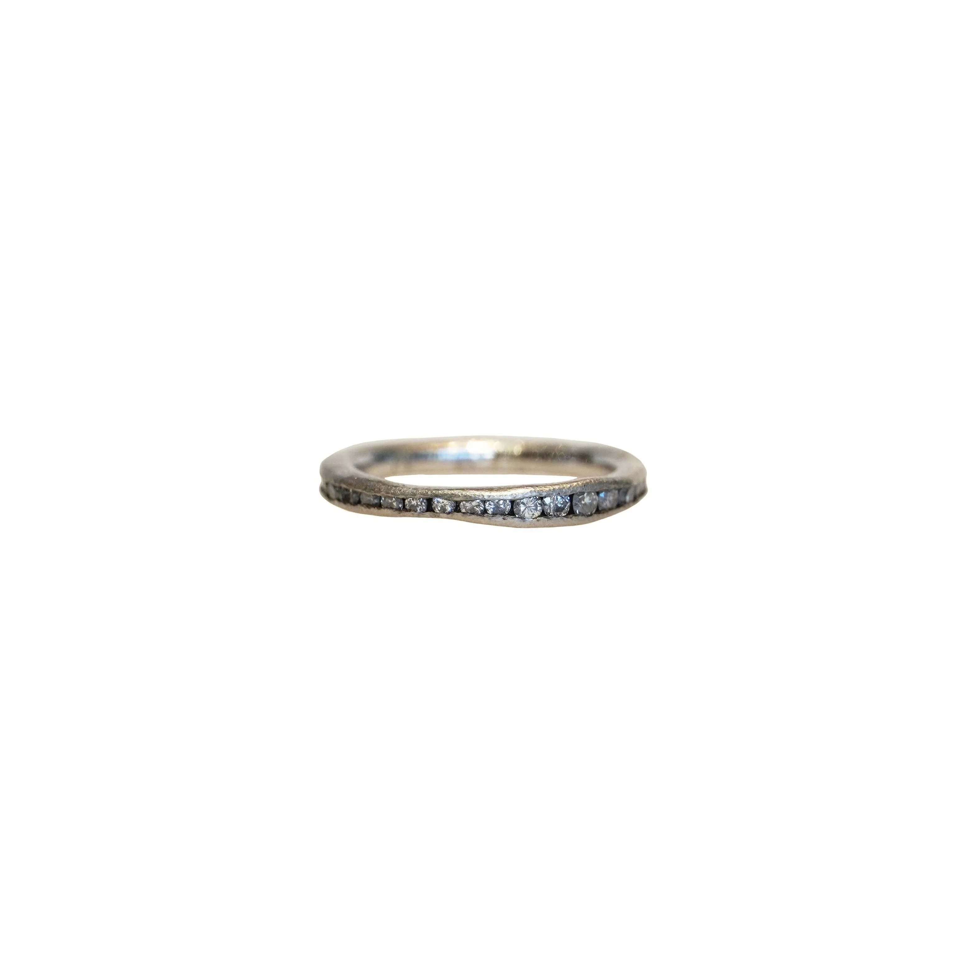 Irregular Platinum Eternity Band