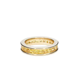 Ivy Eternity Band, Yellow Sapphire