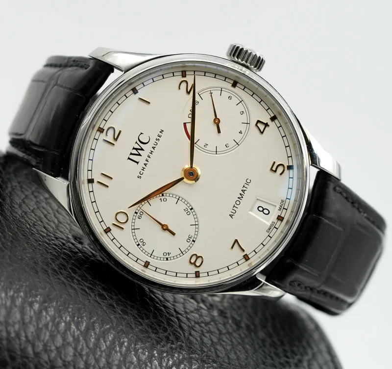 IWC Portugieser Automatic IW500704 7-Day Power Reserve B&P 2021 Stainless Steel
