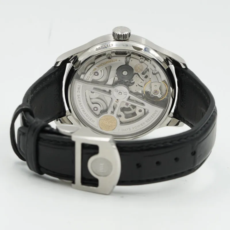IWC Portugieser Automatic IW500704 7-Day Power Reserve B&P 2021 Stainless Steel