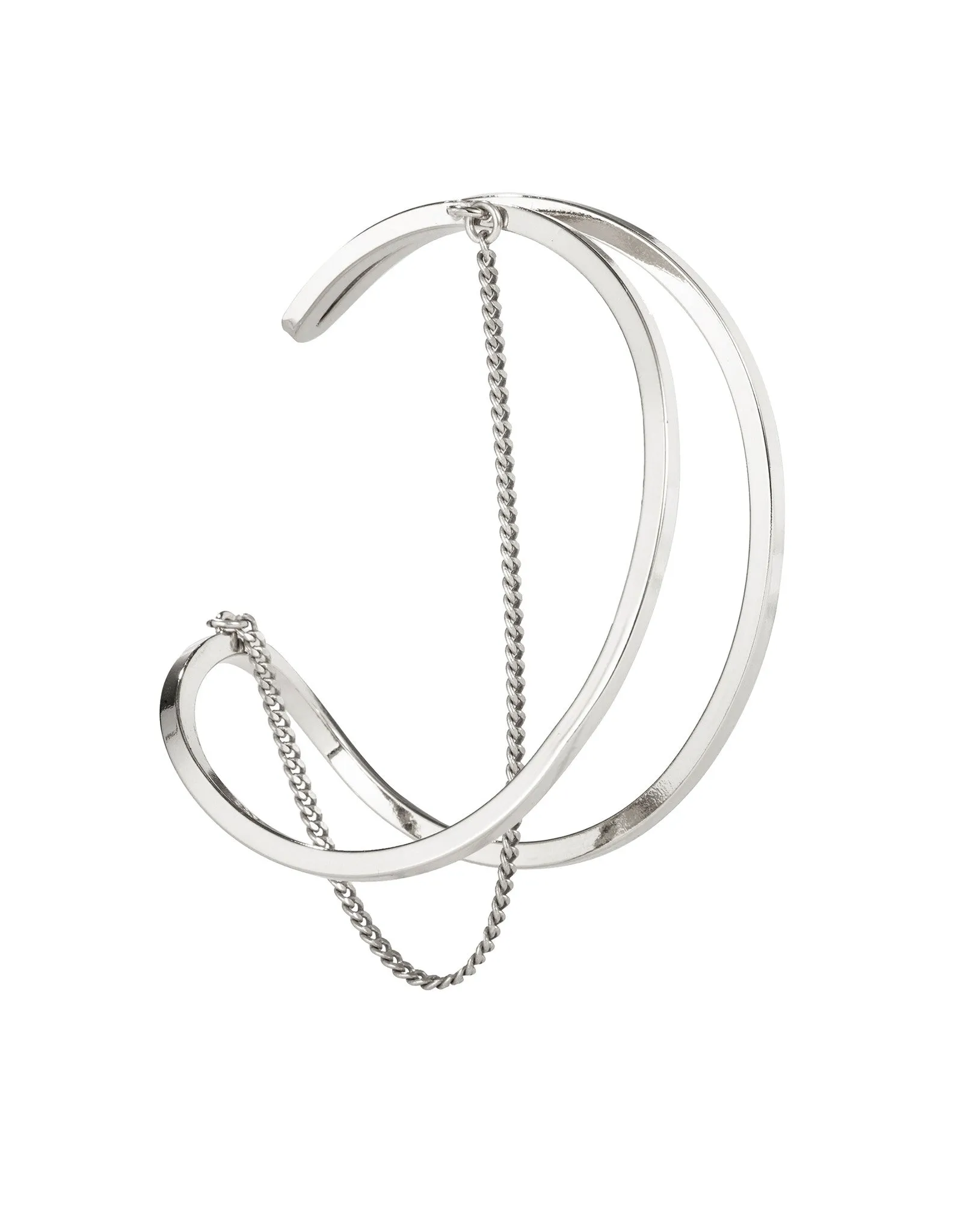 Jenny Bird River Cuff in High Polish Silver