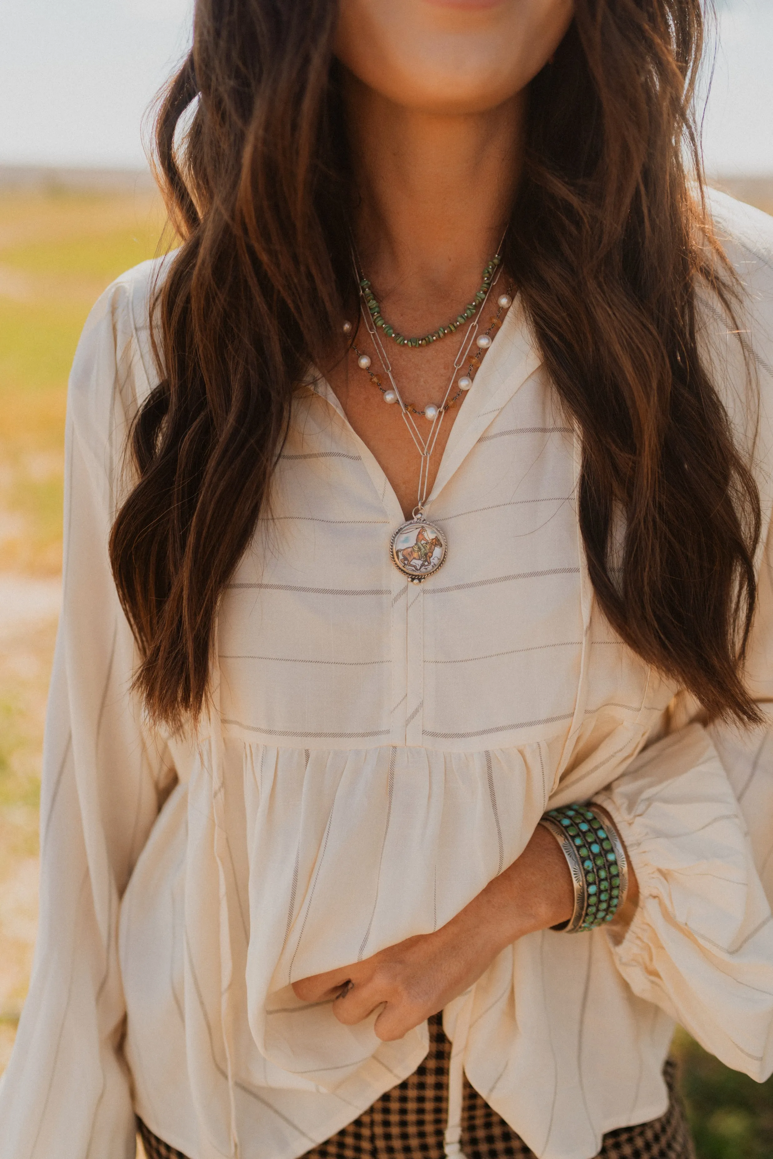 Just A Cowboy Necklace Set