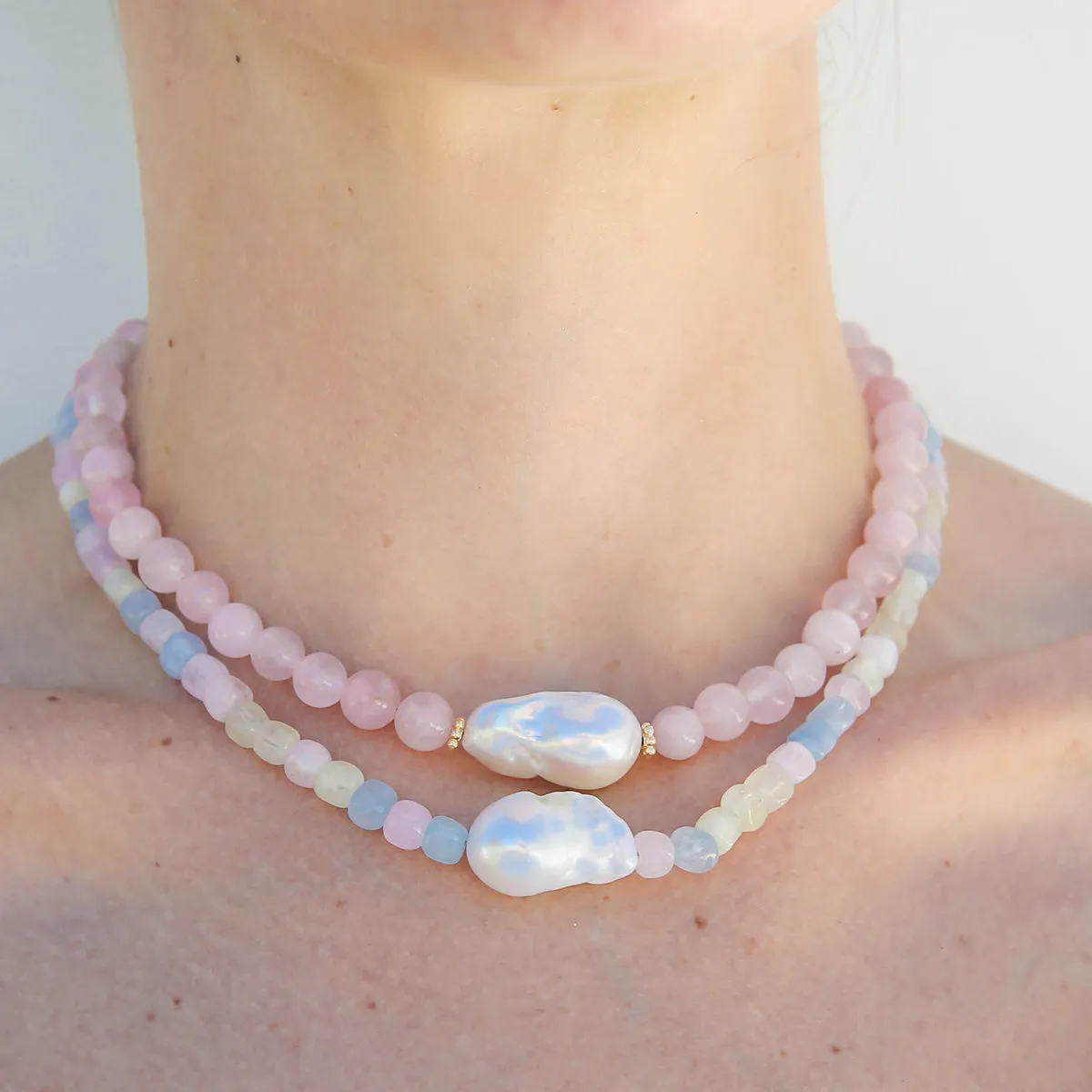 Keshi Quartz Necklace