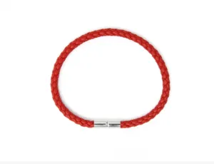 Keva Red Braided Bracelet