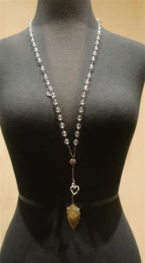 Kimme Winter Crystal Budda Necklace