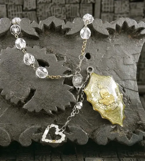 Kimme Winter Crystal Budda Necklace
