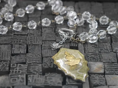 Kimme Winter Crystal Budda Necklace