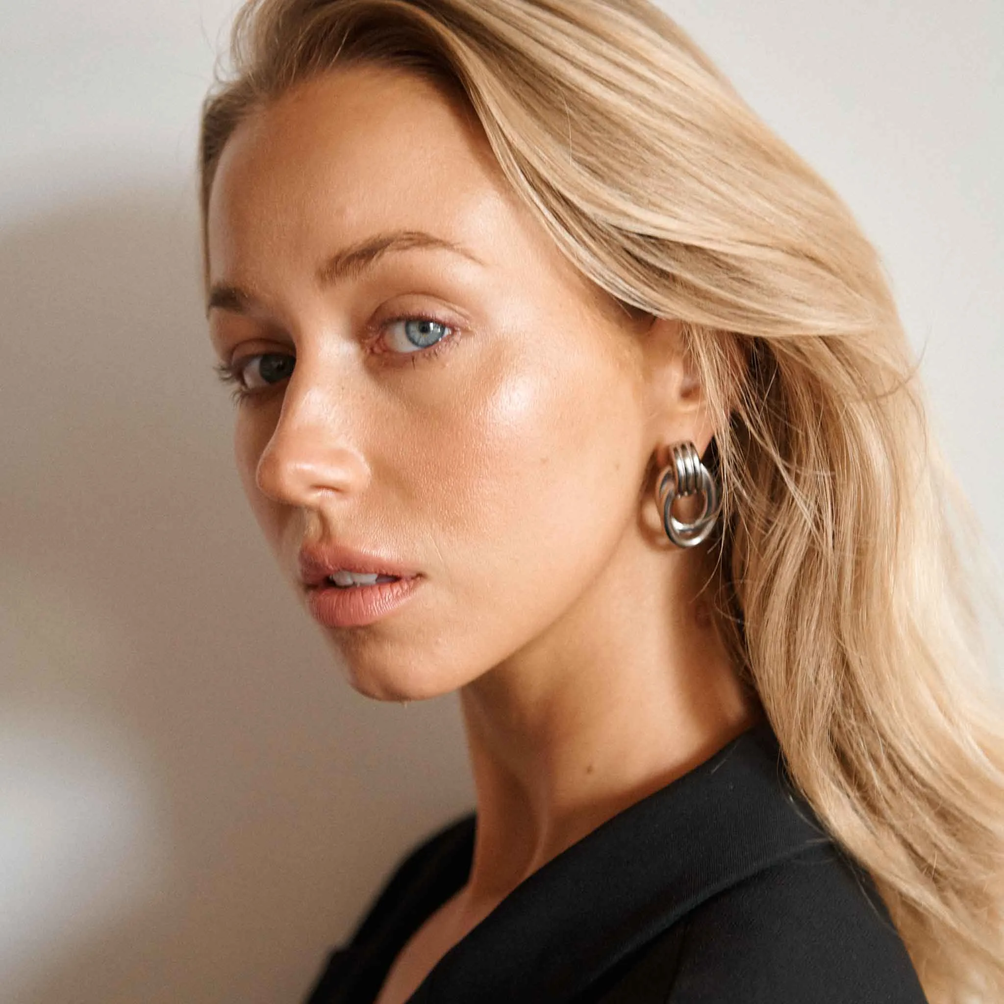 Knot Silver Earrings