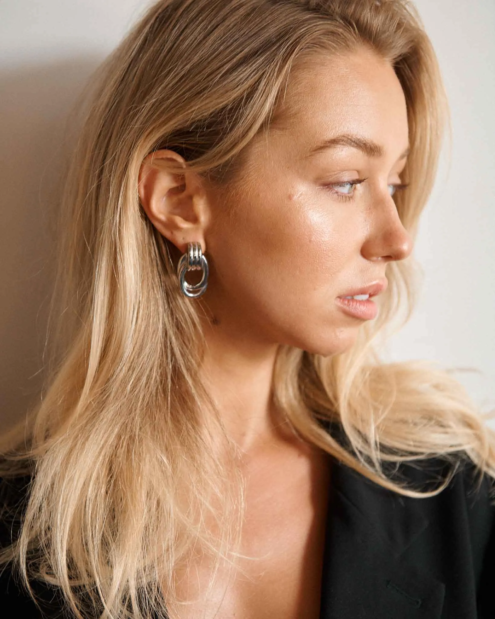 Knot Silver Earrings