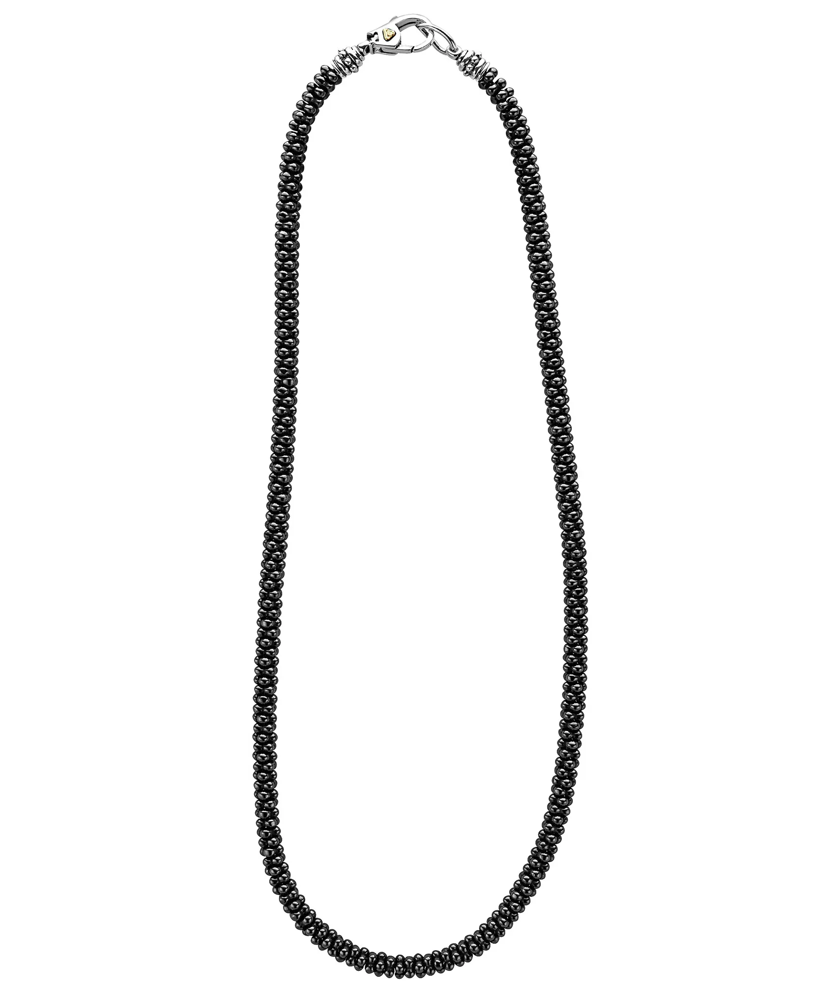 LAGOS Black Caviar Ceramic Beaded Necklace, 5mm