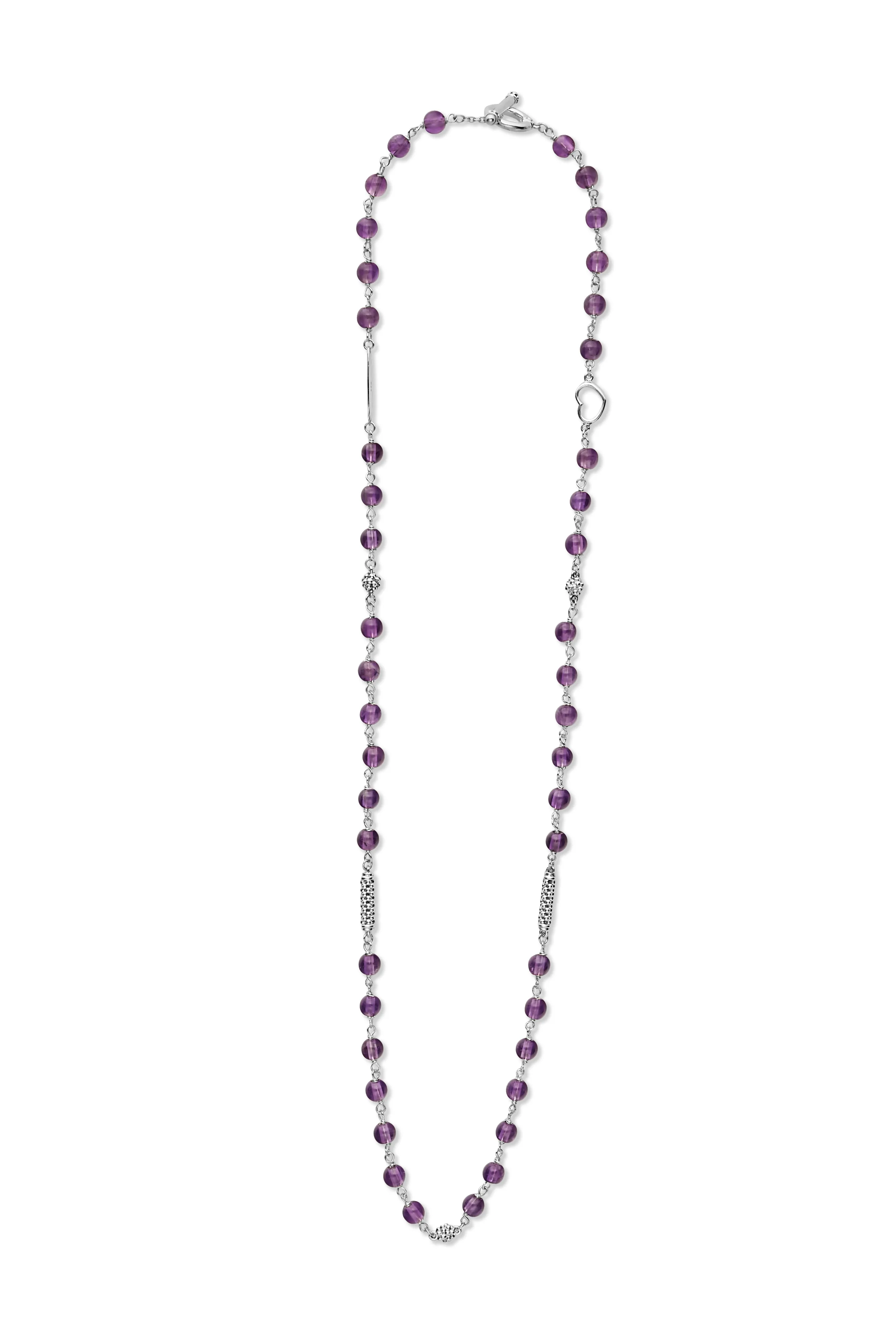 LAGOS Caviar Icon Amethyst Beaded Necklace